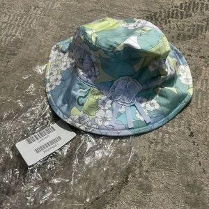 NWTs Vintage Girl’s Gymboree Petit Four print hat Size L/XL